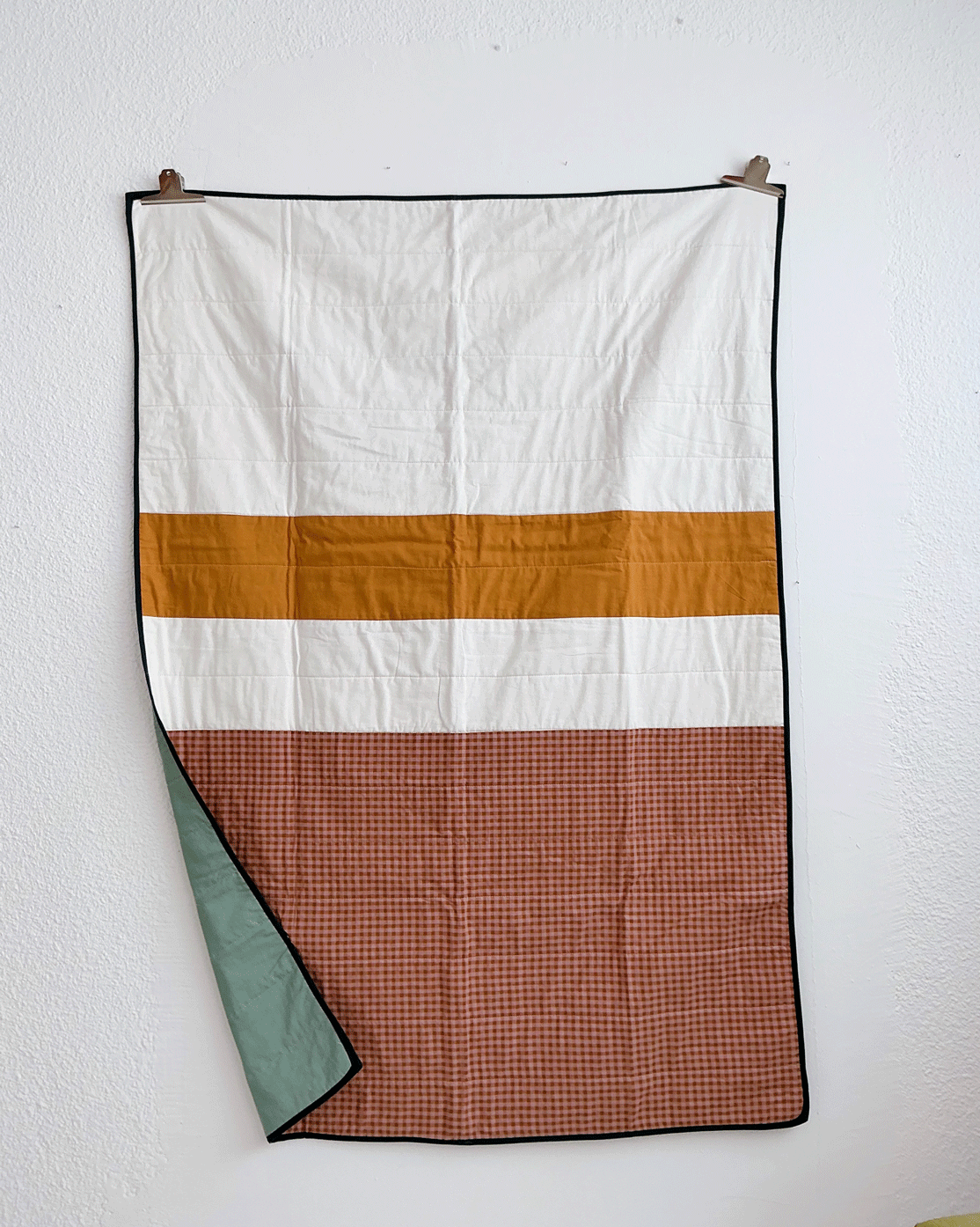 Quilt-amanecer-vichy-mostaza-hamabi-patchwork-1