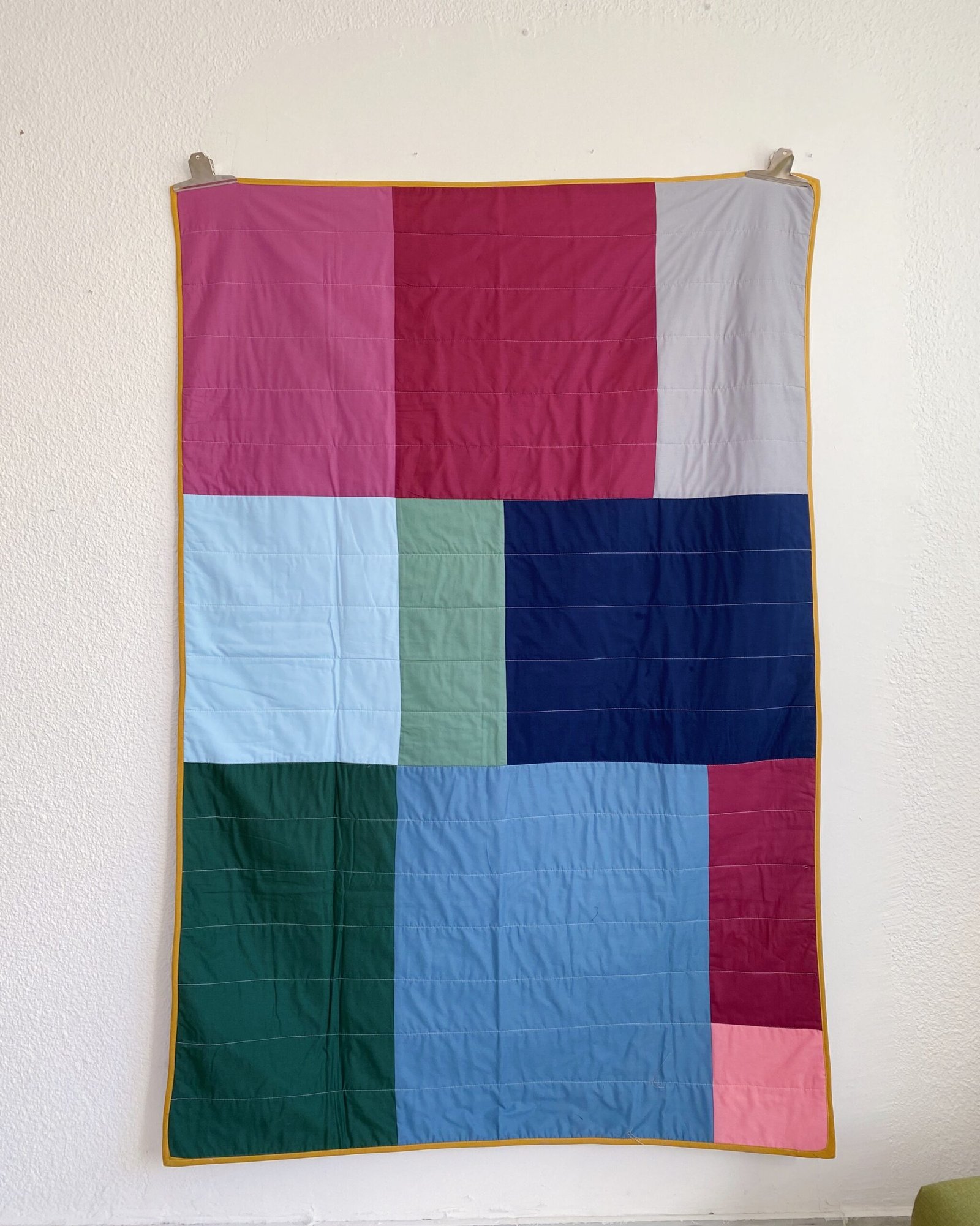 Tamgram soft patchwok hamabi quilt