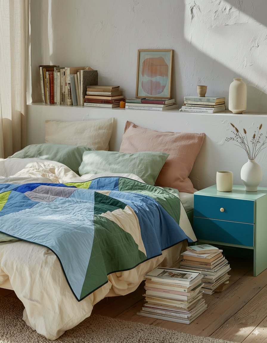 Tangram costa norte hamabi quilt patchwork